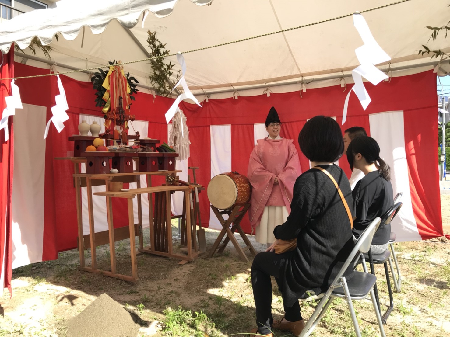 ｙ様邸 広島 安佐南区 祝 地鎮祭 イシンホーム広島 広島 福山で新築 注文住宅ならイシンホーム 標準装備でウイルス対策のある家